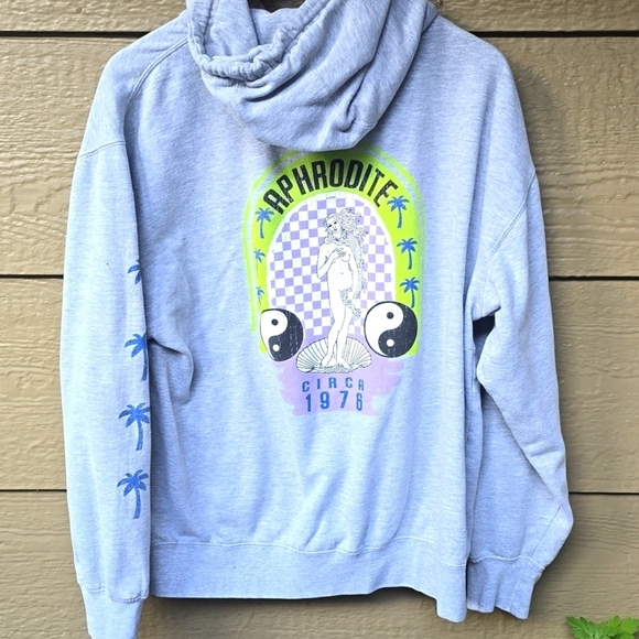 Urban Outfitters BDG Ying Yang Hoodie Aphrodite  L - Picture 11 of 12